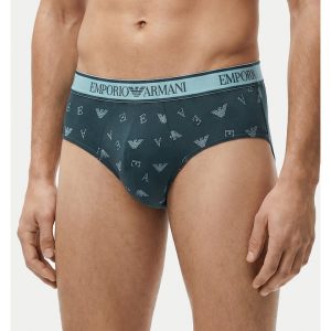 Chiloti barbati - Emporio Armani - bumbac - Albastru
