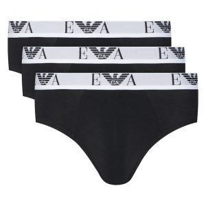 Set 3 perechi chiloti barbati - bumbac - negru -