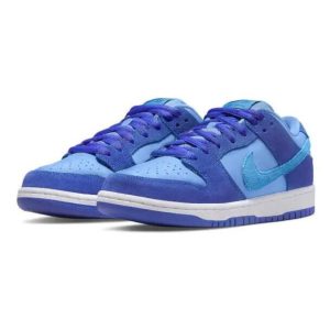 Pantofi sport barbati  SB Dunk Low - albastru - piele