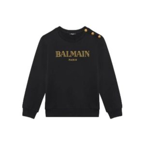 Hanorac copii  negru - 100% bumbac -
