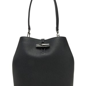 Geanta dama - piele naturala - neagra - One Size INTL