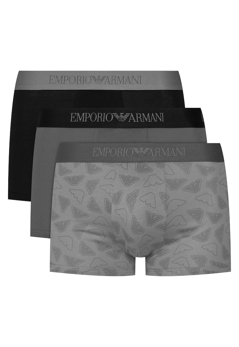 Set boxeri barbati - multicolor - bumbac - imprimeu grafic