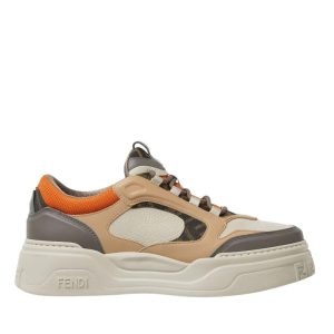 Sneakers Barbati - Force - Alb/Gri/Portocaliu