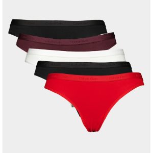 Set de chiloti din amestec de bumbac - 5 perechi - Multicolor