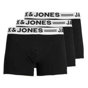 Underwear barbati Set 3 perechi de boxeri - cu talie medie - SENSE - Negru