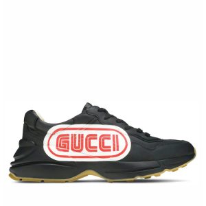 Sneakers barbati -  Rhyton Print - Rosu/Negru