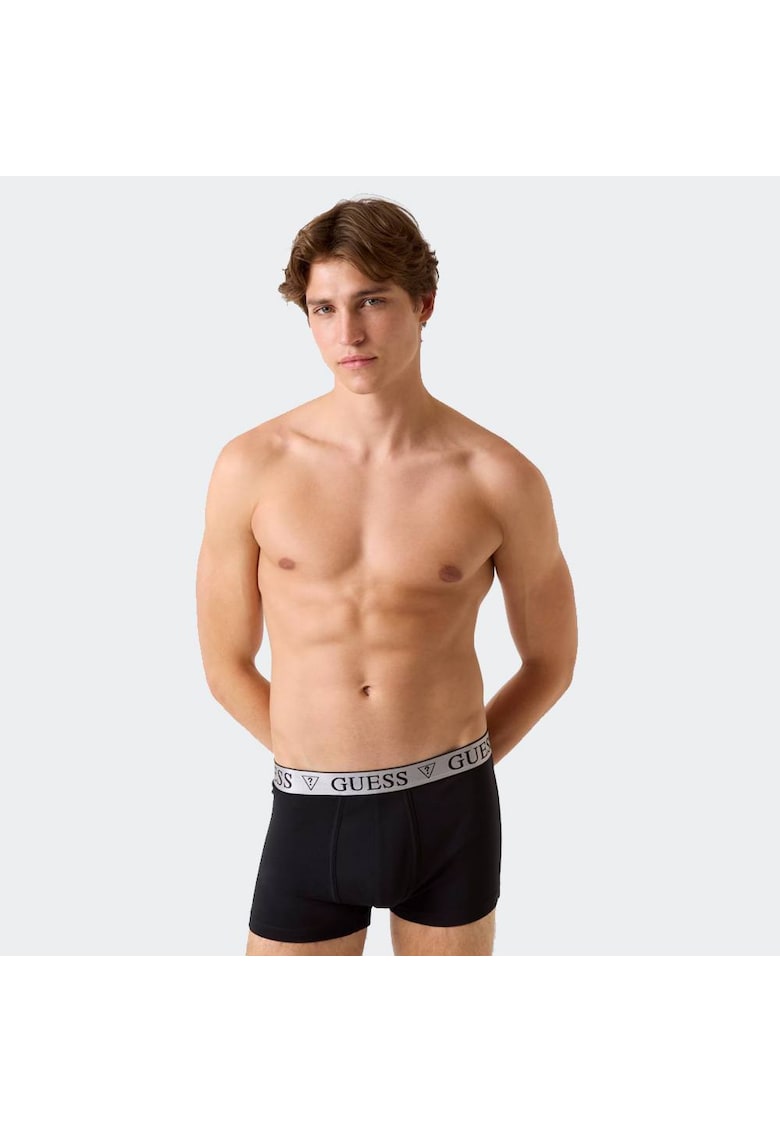 Set lenjerie intima barbati A996 - Bumbac/Elastan - 5 perechi - Negru