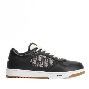 Sneakers barbati - B27 Dior Oblique Black - Negru
