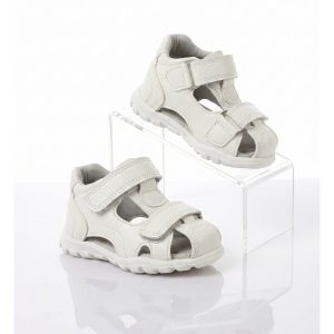 Sandale copii fashion Apawwa cu arici model alb