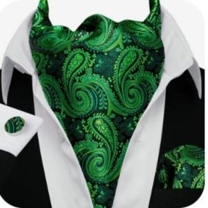 Set cravata / esarfa Ascot + batista + butoni