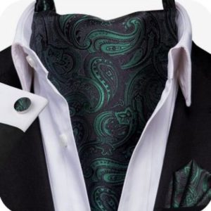 Set cravata / esarfa Ascot + batista + butoni