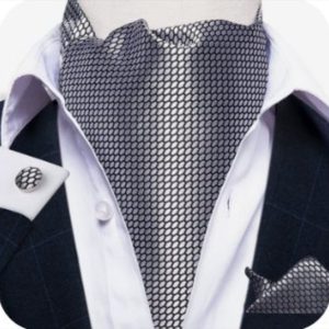 Set cravata / esarfa Ascot + batista + butoni