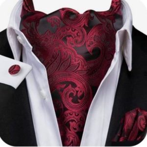 Set cravata / esarfa Ascot + batista + butoni