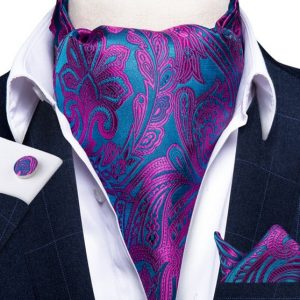 Set cravata / esarfa Ascot + batista + butoni