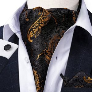 Set cravata / esarfa Ascot + batista + butoni