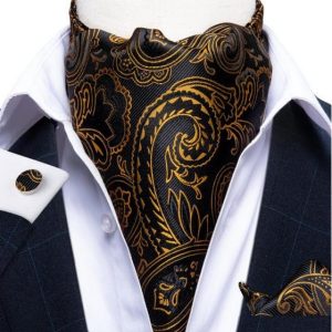 Set cravata / esarfa Ascot + batista + butoni