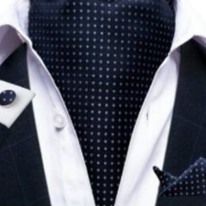 Set cravata / esarfa Ascot + batista + butoni
