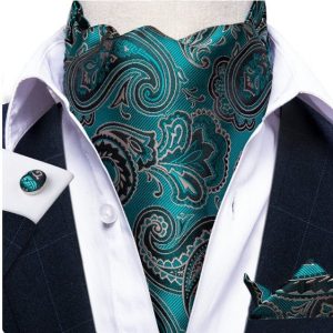 Set cravata / esarfa Ascot + batista + butoni
