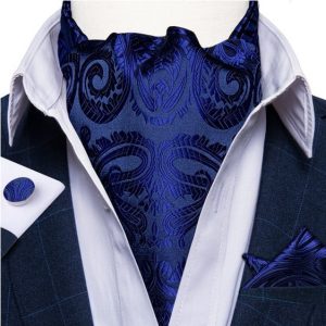 Set cravata / esarfa Ascot + batista + butoni