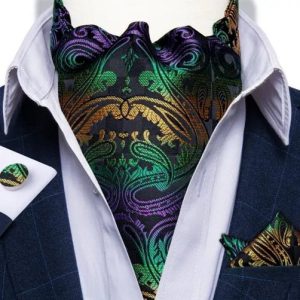 Set cravata / esarfa Ascot + batista + butoni