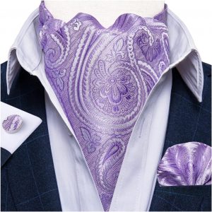 Set cravata / esarfa Ascot + batista + butoni