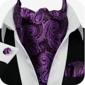 Set cravata / esarfa Ascot + batista + butoni