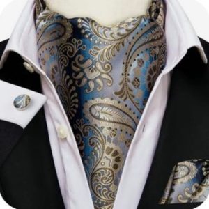 Set cravata / esarfa Ascot + batista + butoni