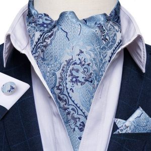Set cravata / esarfa / lavaliera Ascot + batista + butoni