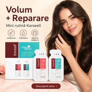 Set Profesional Karseell Maca – 12 Șampoane + 12 Balsamuri pentru Regenerarea Părului Degradat (24 plicuri)