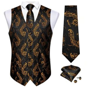 Set vesta + cravata + batista + butoni