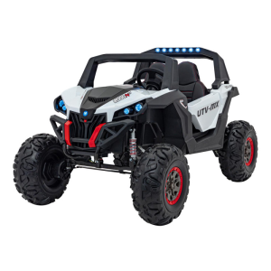 UTV electric pentru 2 copii Buggy MX 2000N 4x4 300W (603B) Alb - Autokids.ro