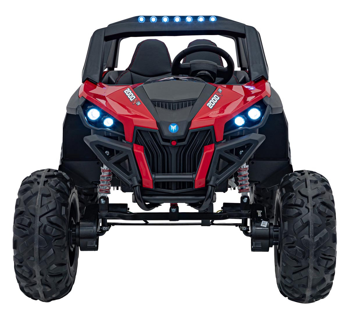 UTV electric pentru 2 copii Buggy MX 2000N 4x4 300W (603B) Rosu - Autokids.ro - imagine 2