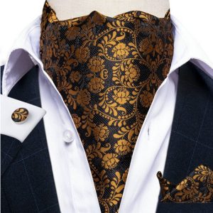 Set cravata / esarfa / lavaliera Ascot + batista + butoni