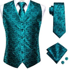 Set vesta + cravata + batista + butoni