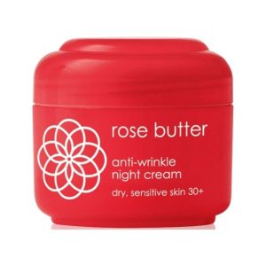 Crema antirid de noapte cu unt de trandafir Bio