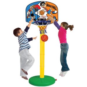 Cos de baschet Pilsan Super Basketball cu inaltime reglabila intre 93-213 cm