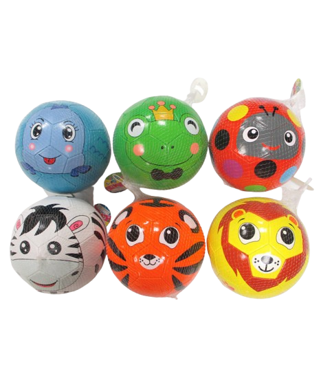 Minge de fotbal cu animale 20 cm