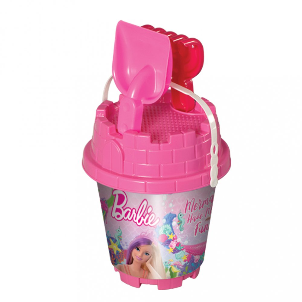 Set jucarii de nisip Barbie Roz