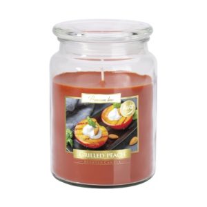 Lumanare Parfumata in Borcan cu Capac Grilled Peach