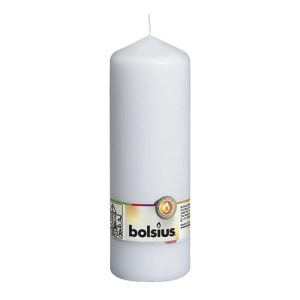 Lumanare Stalp Alba