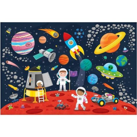 Puzzle de podea - spatiul cosmic (30 piese) - imagine 2